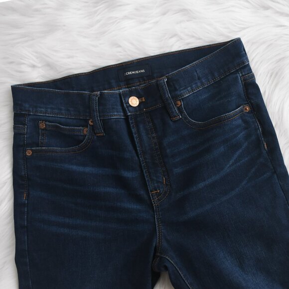 J. Crew 9” Toothpick Skinny Jeans Dark Wash Size 27 - Picture 2 of 8